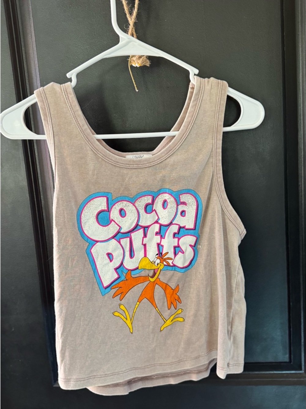 Cocoa Puffs Graphic Tank Top - Beige